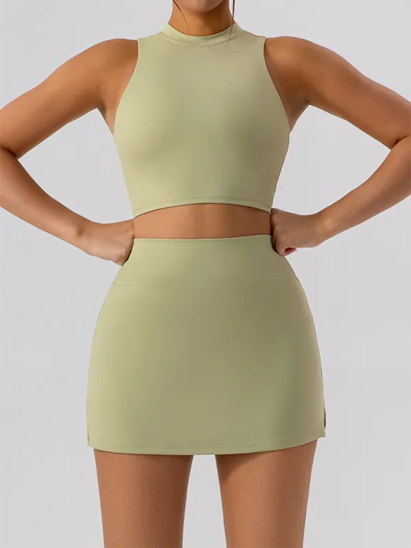 Collared Fitted Vest Top