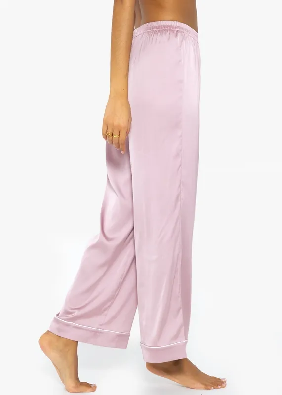 Pink Satin Everyday Pants