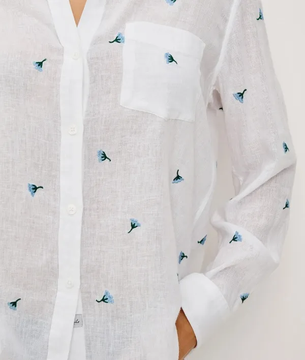 Shirt in Bluebell Carnations