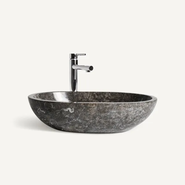 Gray Marble Vessel Sink