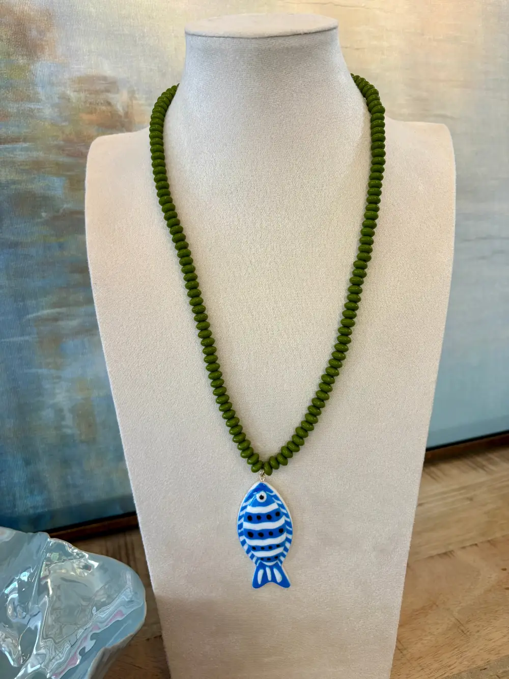 Beaded Vibrant Statement Necklace