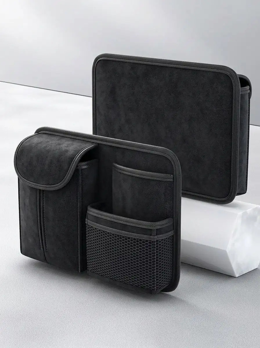 Car Back Seat Organizer Black