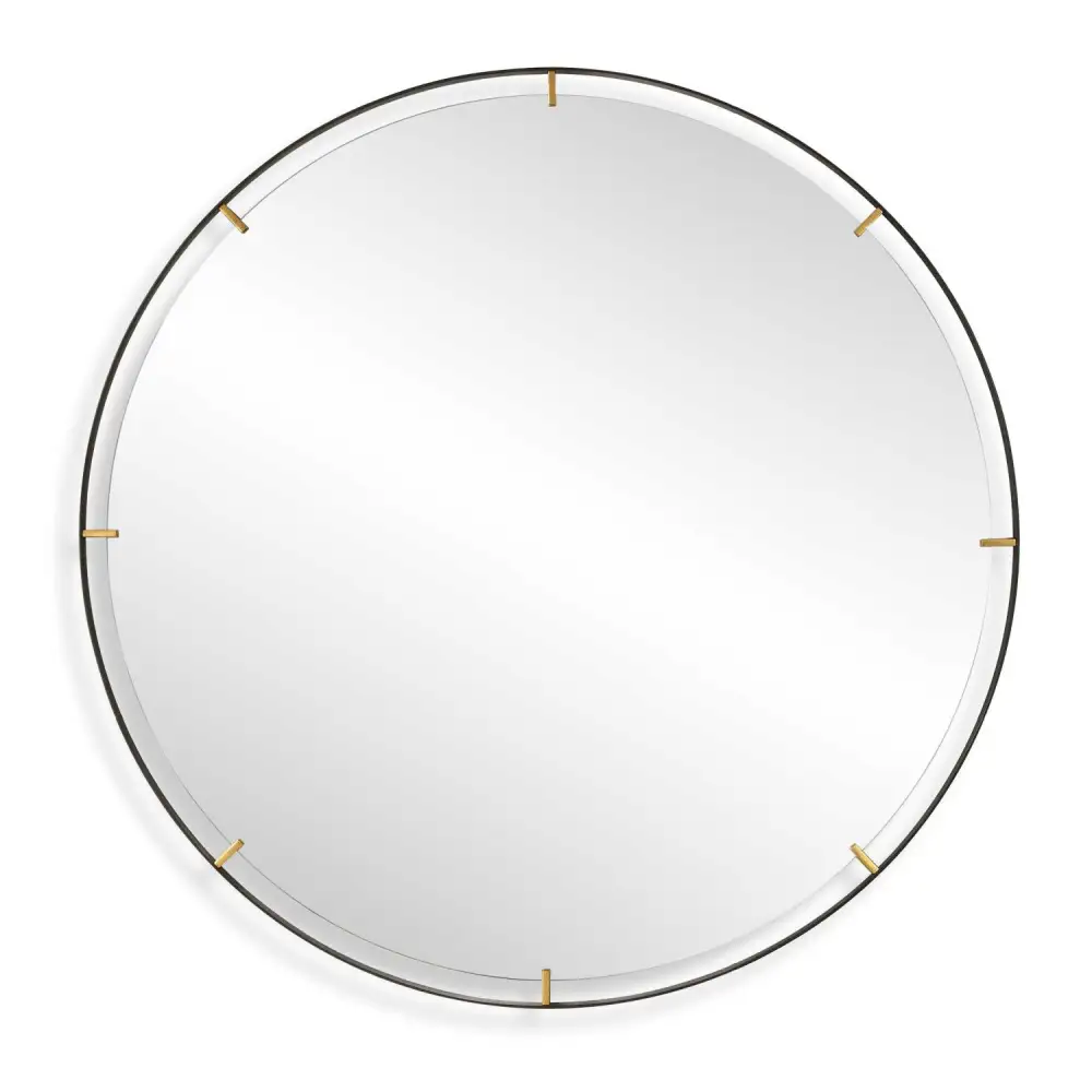 Iron Round Mirror