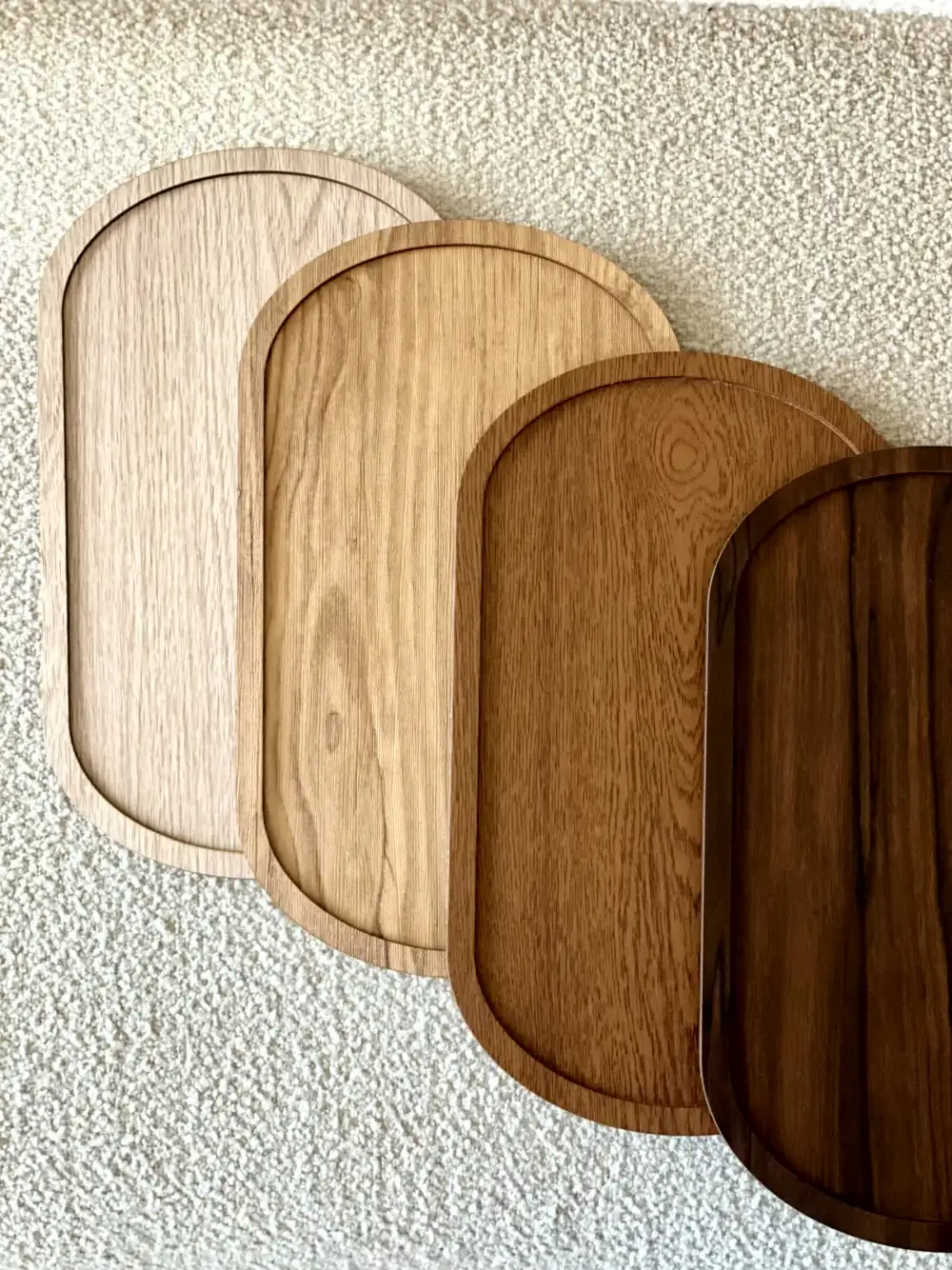 Elm Sofa Tray Light Brown