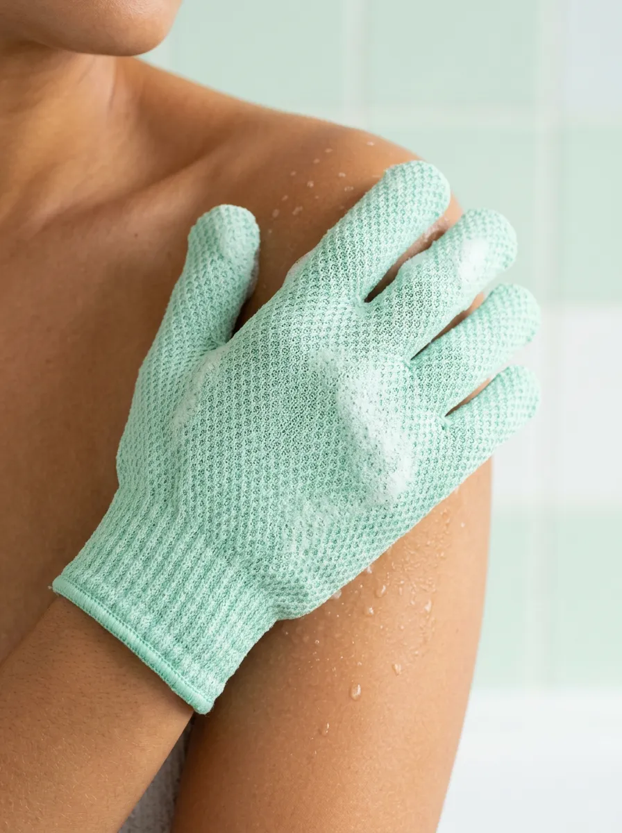 Gauge Textured Exfoliating Bath Exfoliating Glove