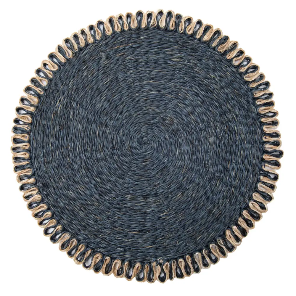 Dual Tone Round Abaca Placemat Set