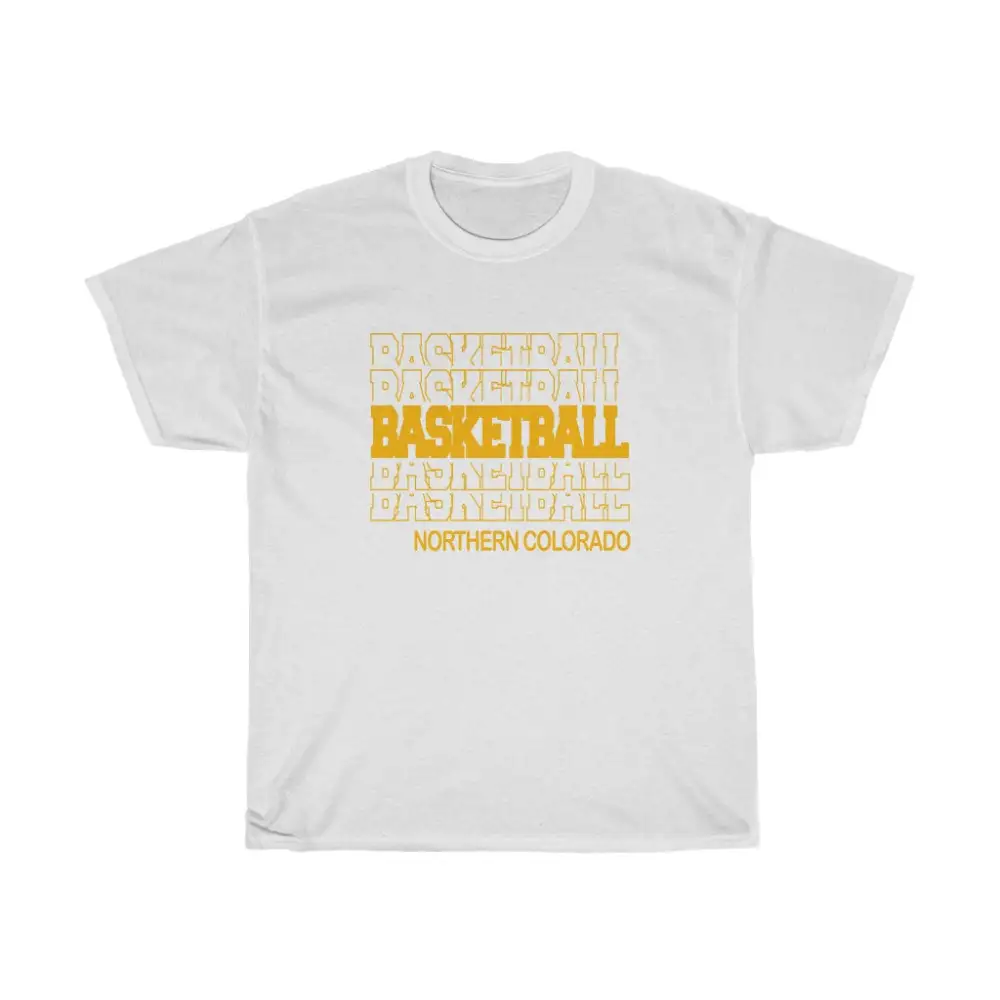 Basketball Northern Colorado in Modern Stacked Lettering