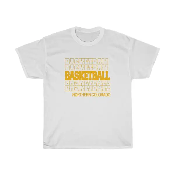 Basketball Northern Colorado in Modern Stacked Lettering