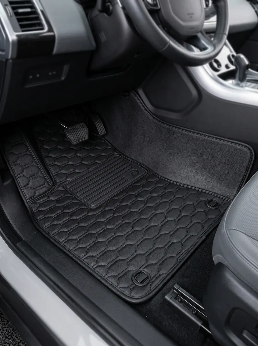 Modern Hexagon Car Floor Mats