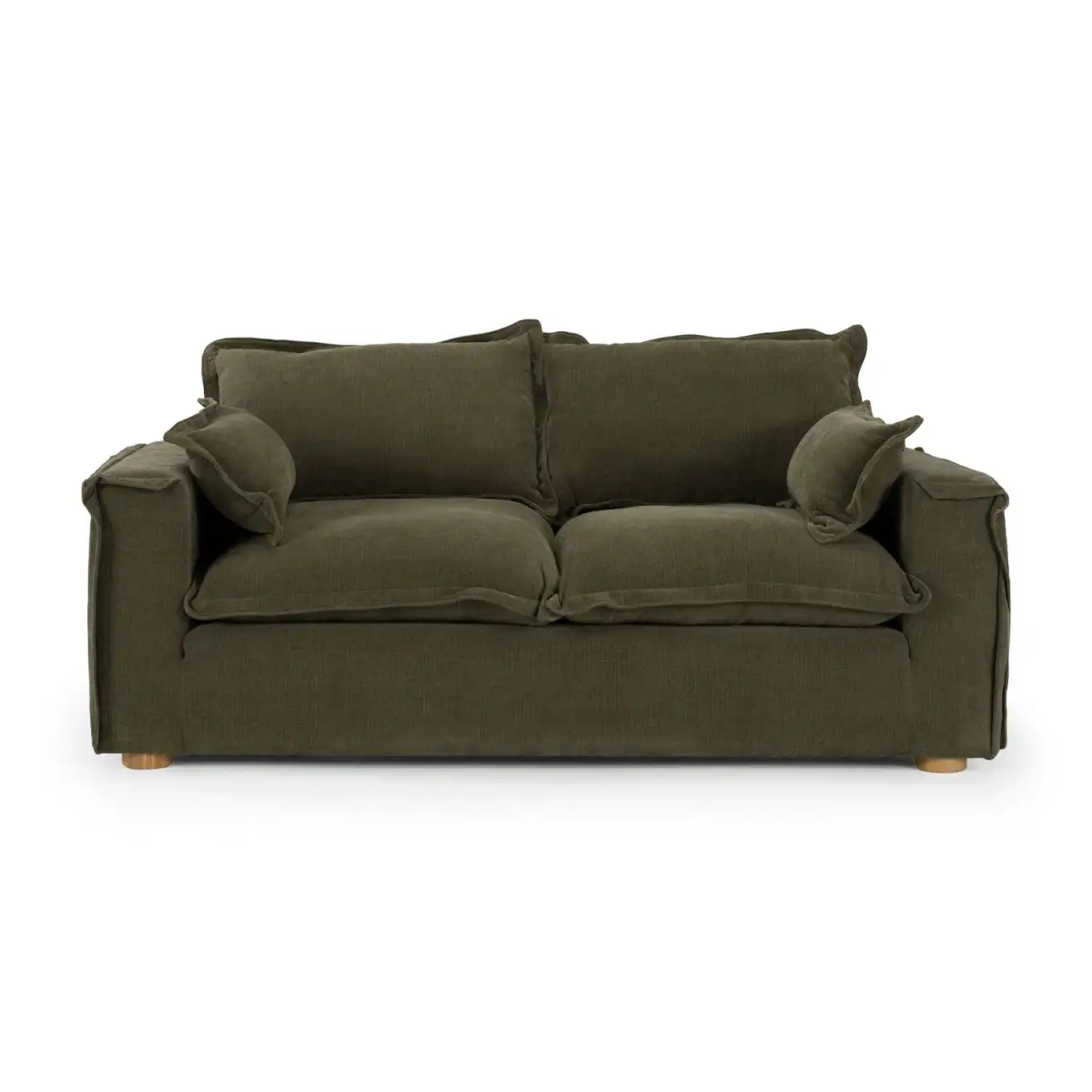 Minimal Fabric Loveseat