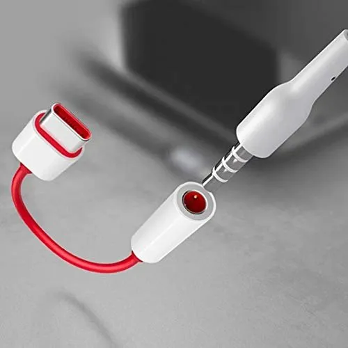 Type C to 3.5 mm Jack Audio Connector/Noise Cancelling Headphones Jack Converter