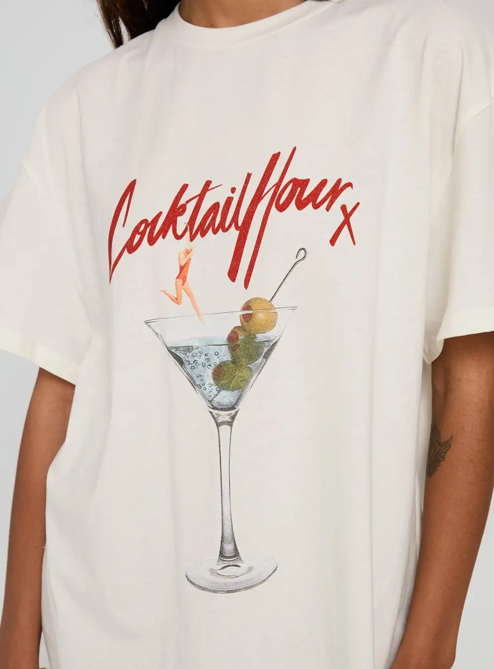 Unwind In Peace Oversized Graphic Tee