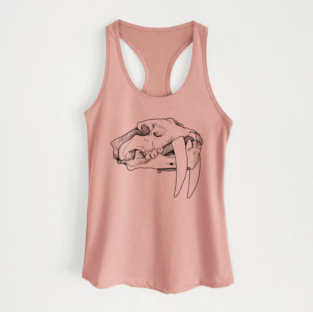 Saber-toothed Tiger Skull Tank Top