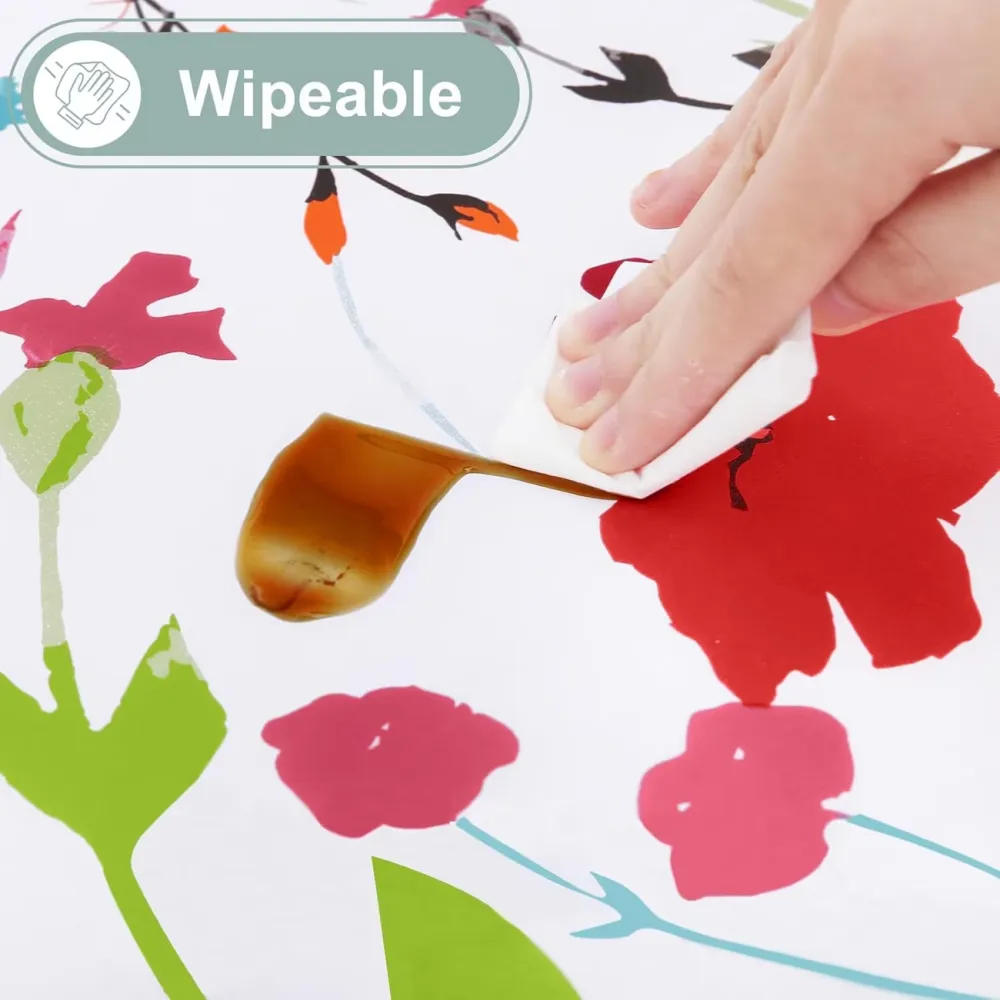 Vibrant Wildflower Tablecloth