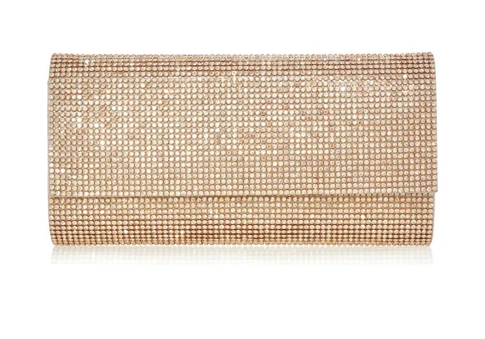 Sleek Classic Frame Crystal Minaudiere