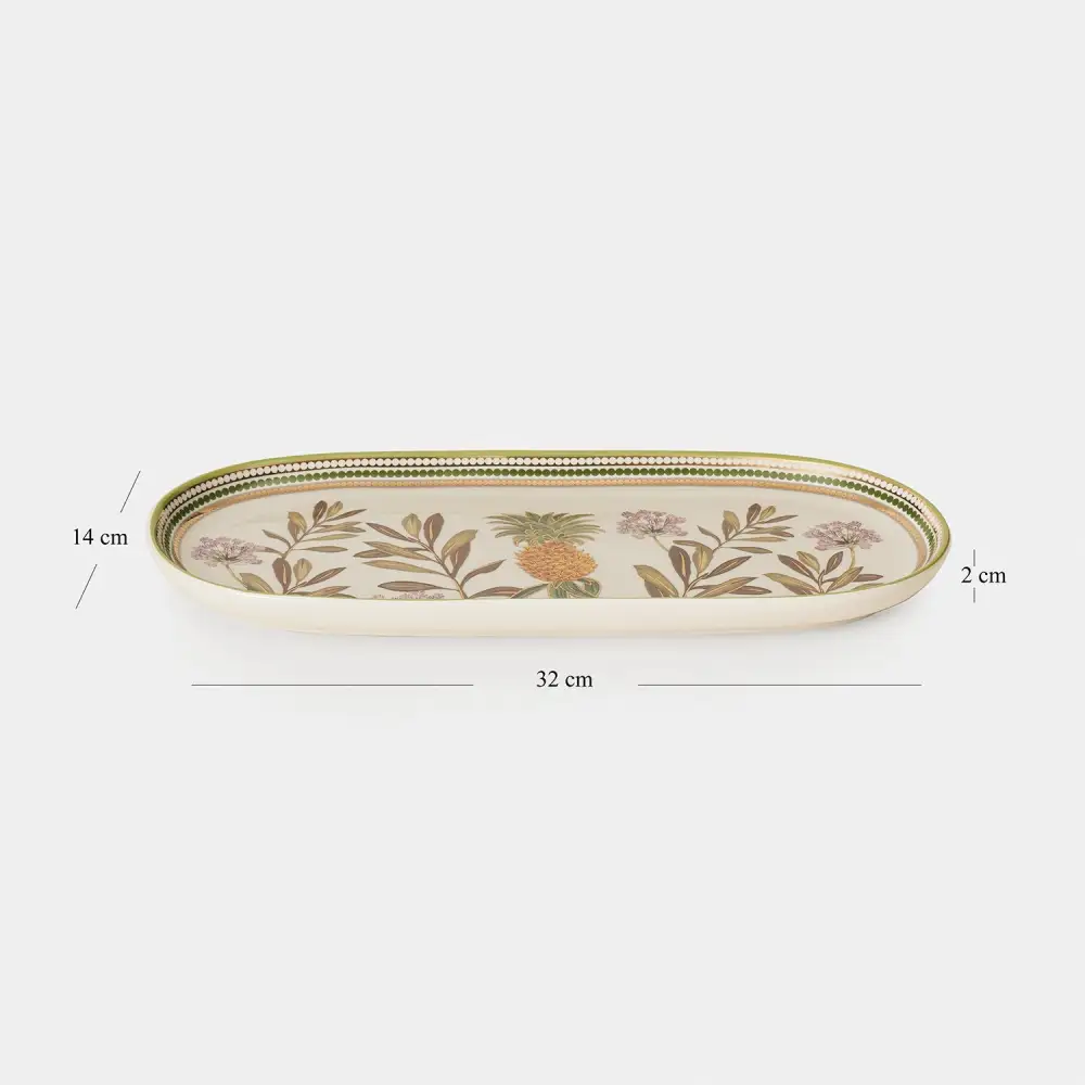 Green Porcelain Serving Set