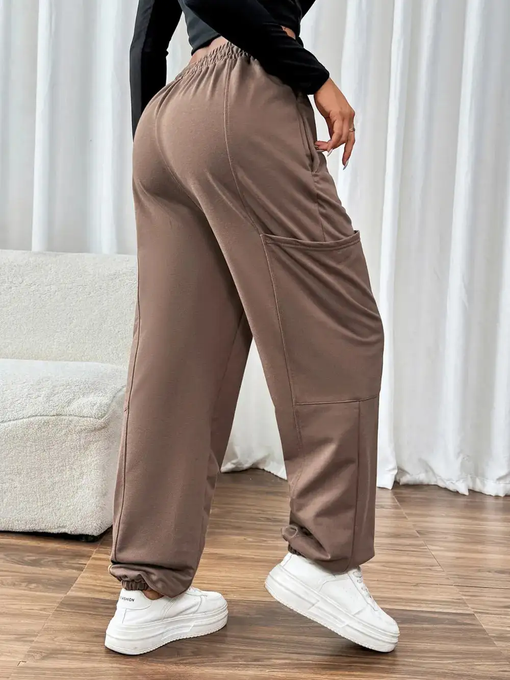 Relaxed Tie Waist Tie Detail Pants