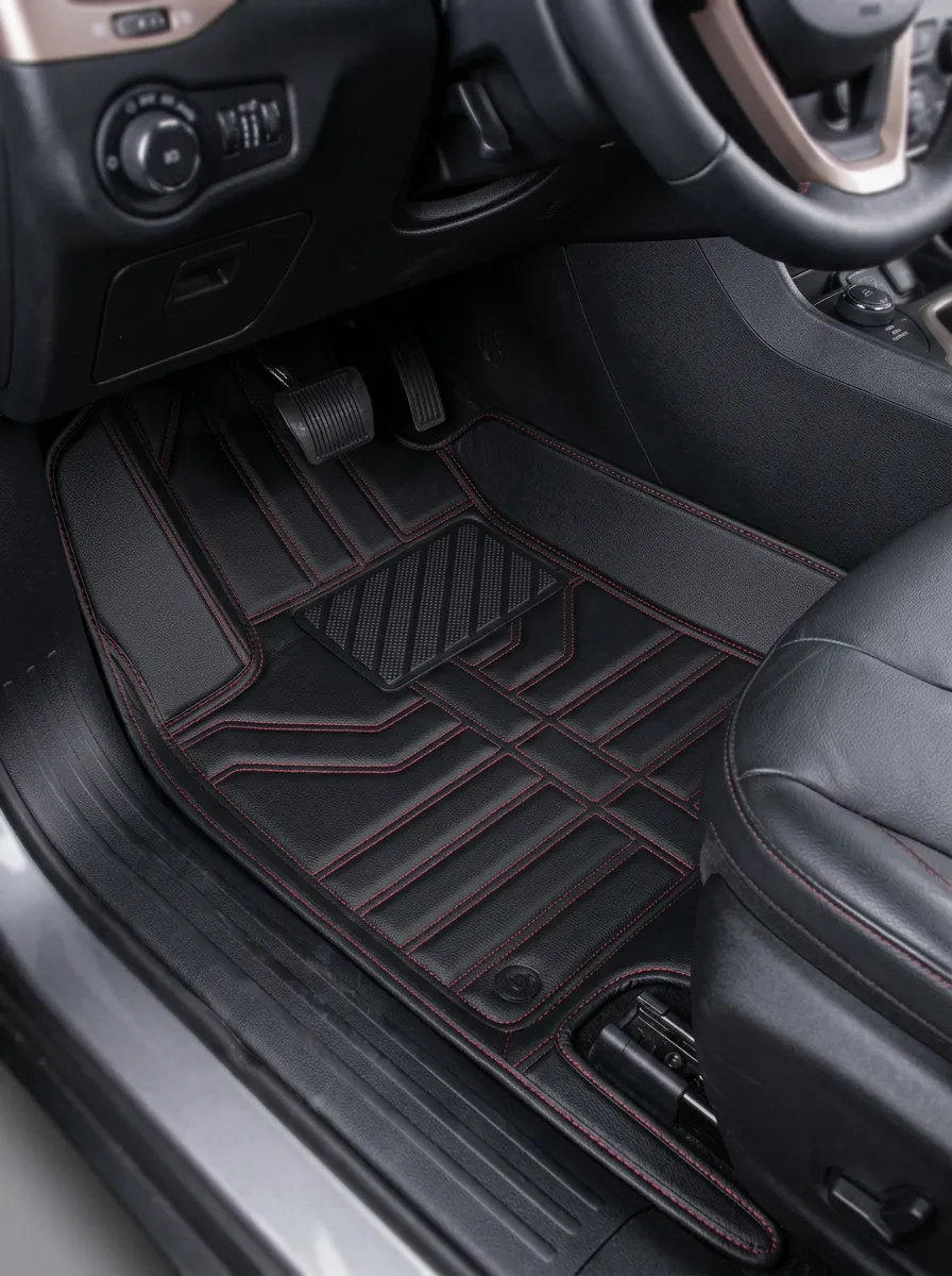 Refined Stitched Car Floor Mats