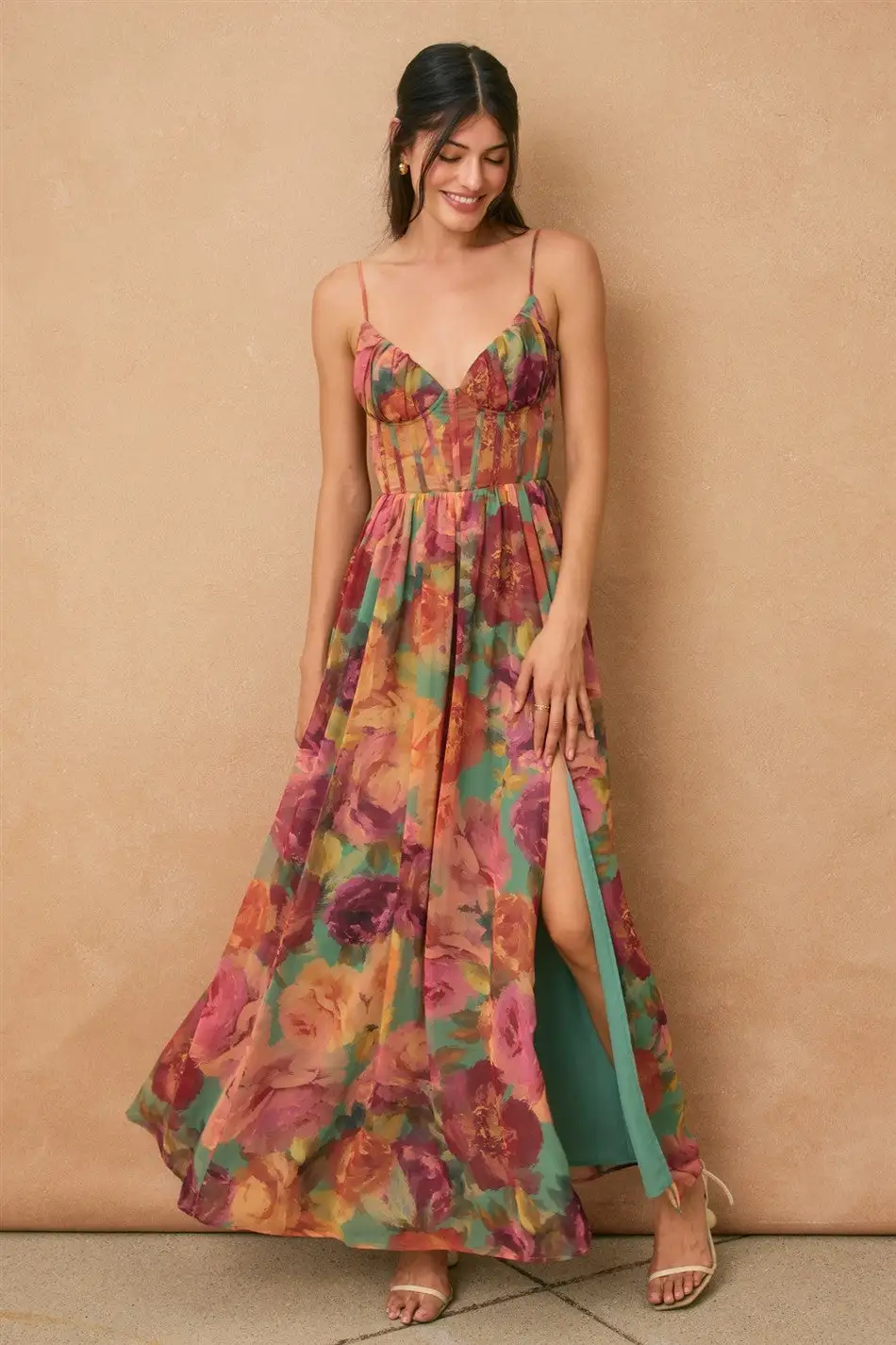 No One Else Corset Maxi Dress