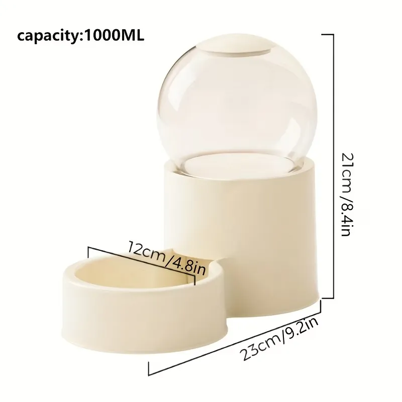 2 Pcs Bubble Design Pet Feeder