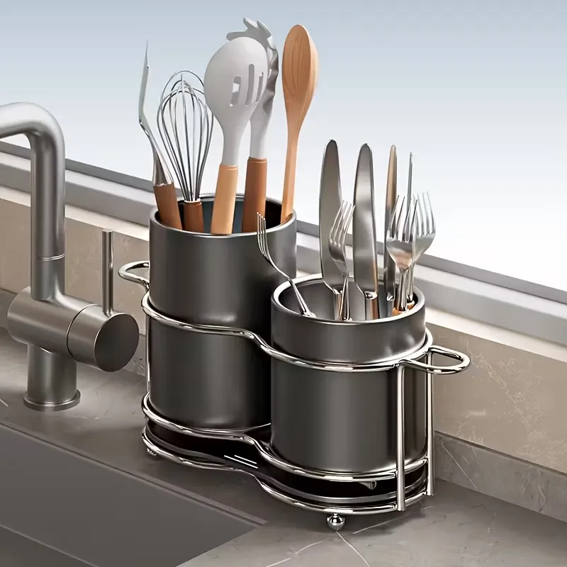 Countertop Double Utensil Holder