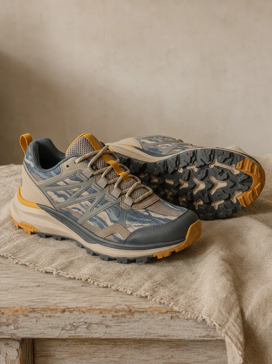 Women's Motion Outdoor Hiking Camo Printed Sneakers