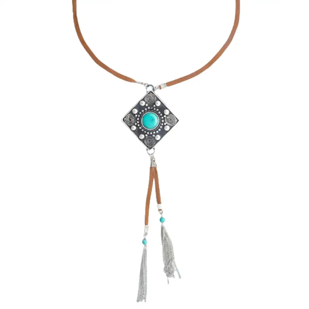 Artisan Inspired Beaded Necklace