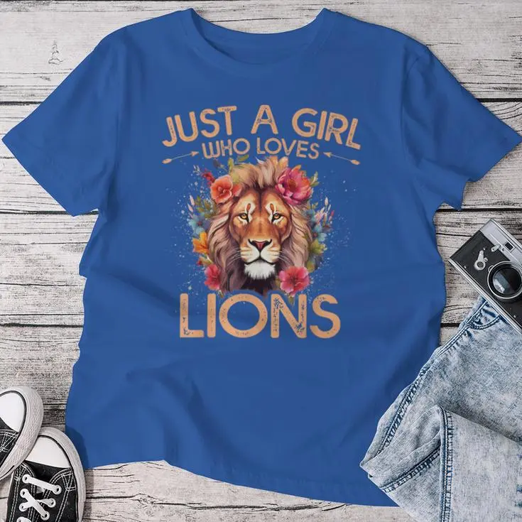 Floral Lion Women T-shirt