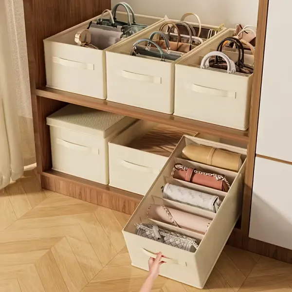 Fabric Storage Container with Handle