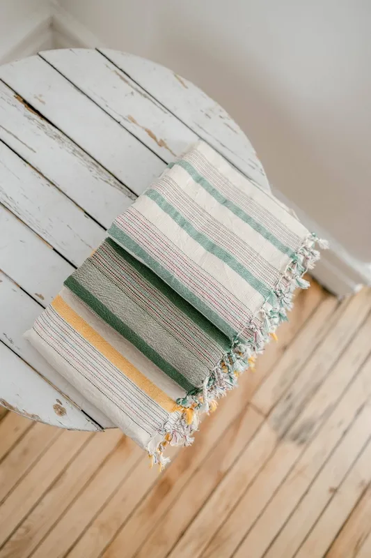 Green Ivory Cotton Towel