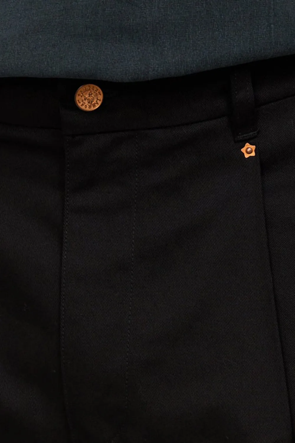 Black Minimalist Loose Fit Shorts