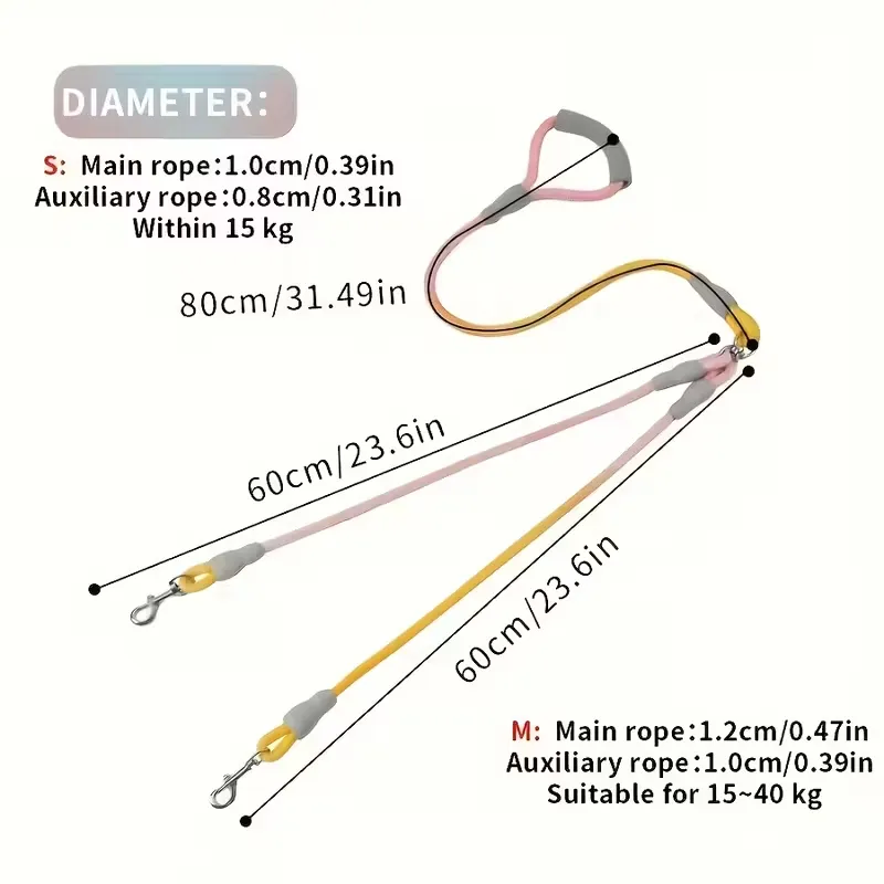 Stylish Gradient Dog Leash