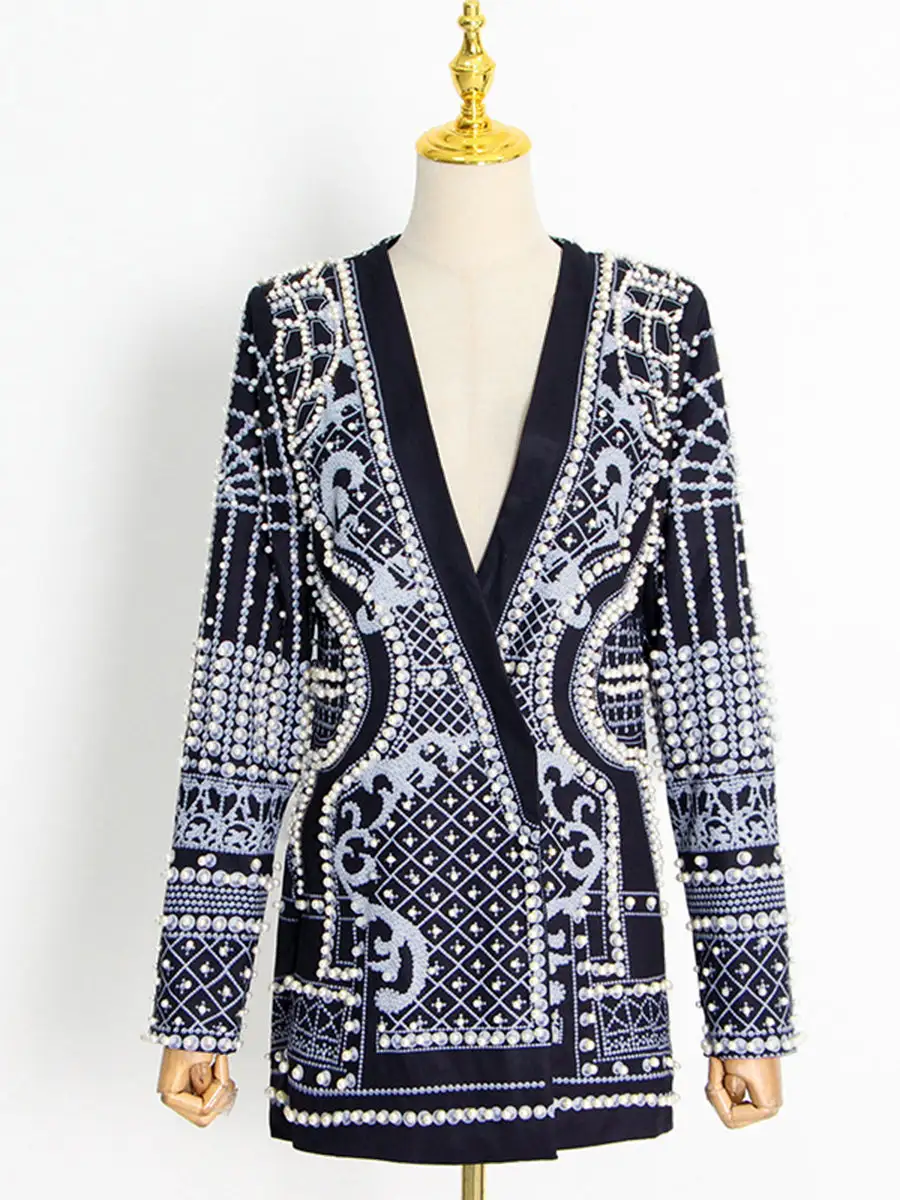 Printed Blazer Essential