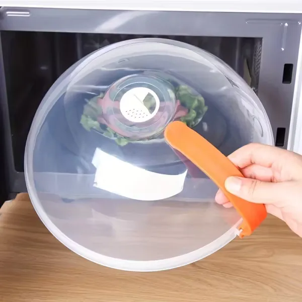 Heat-Resistant Clear Microwave Food Cover
