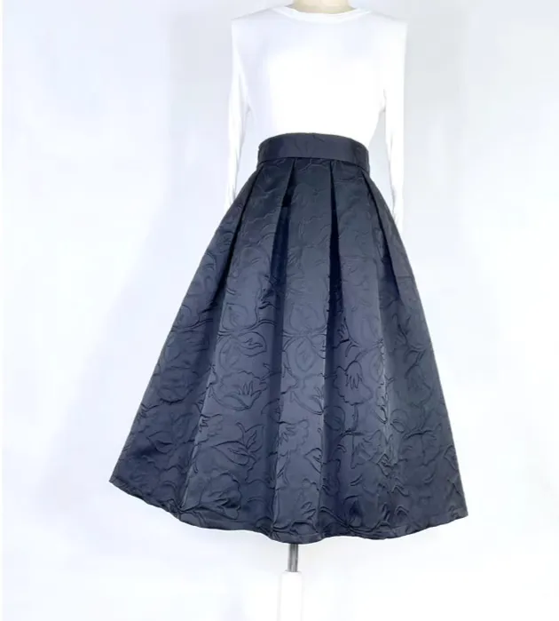 Graceful Clean Everyday Casual Embroidered Skirt