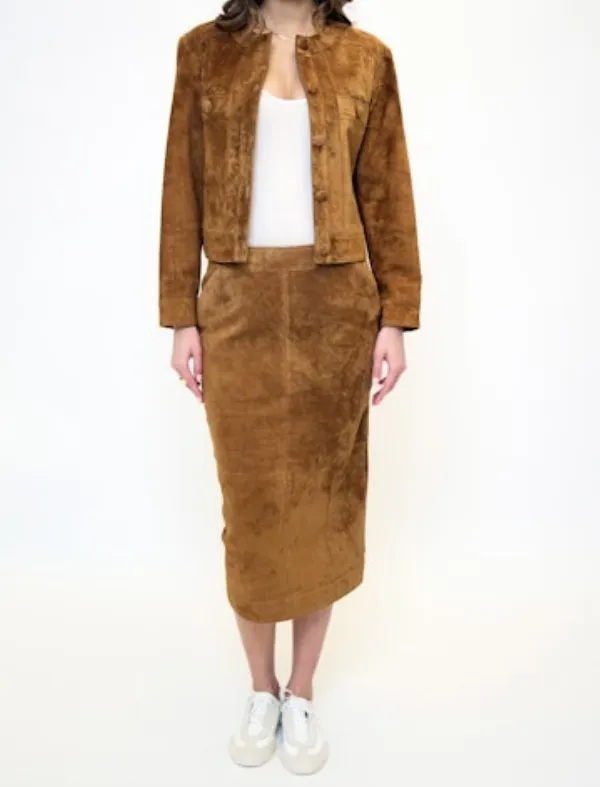 Genuine Suede Lady Jacket