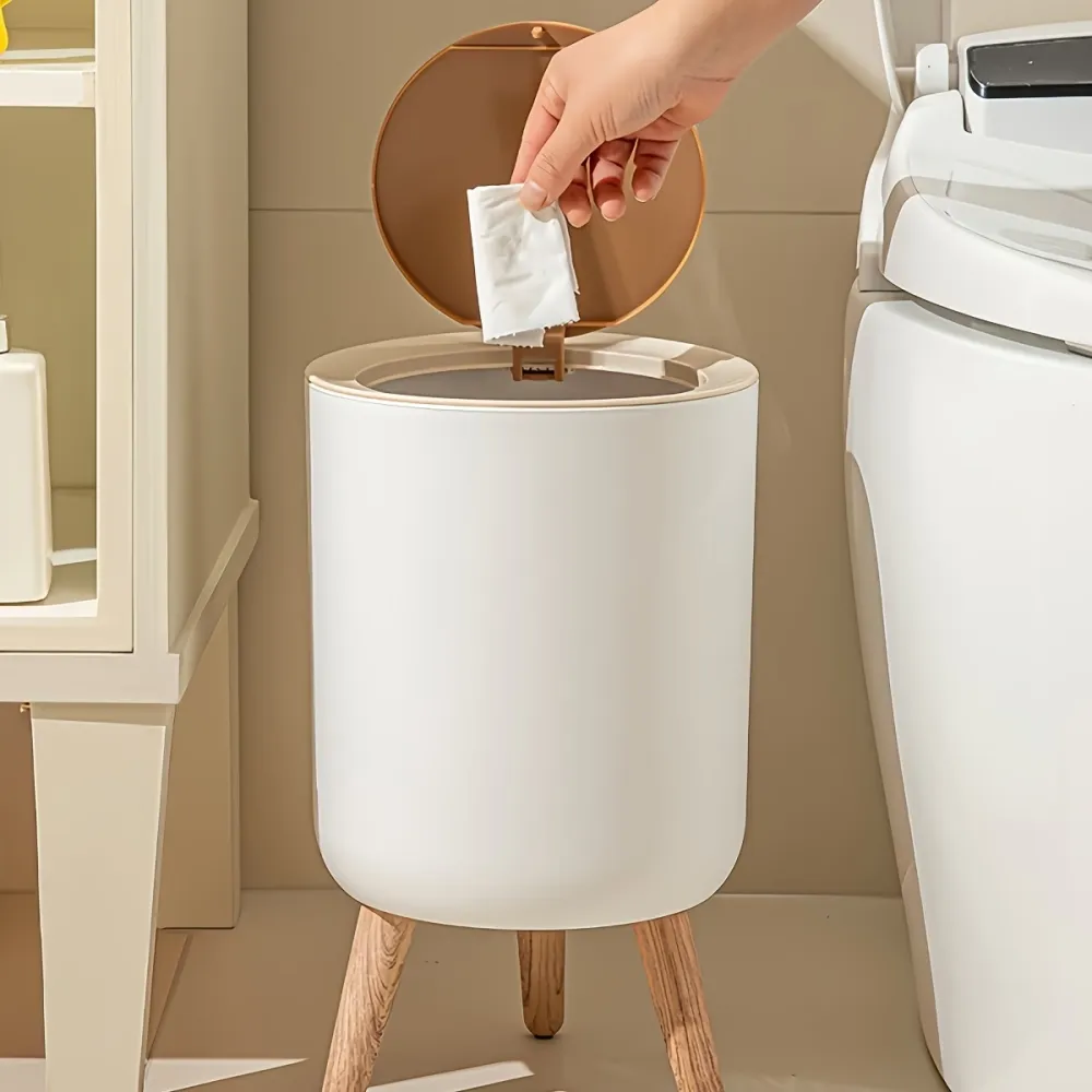 Modern Elevated Waste Bin