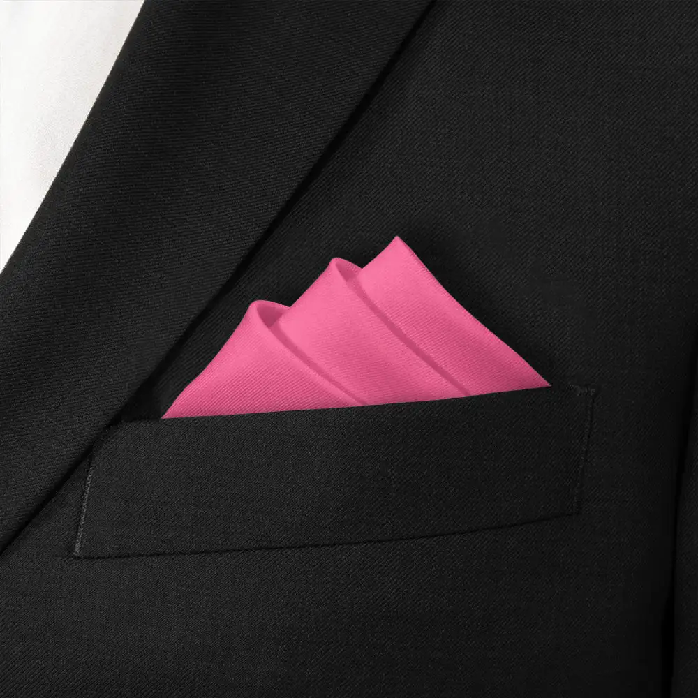 Understated Crisp Solid Pocket Square