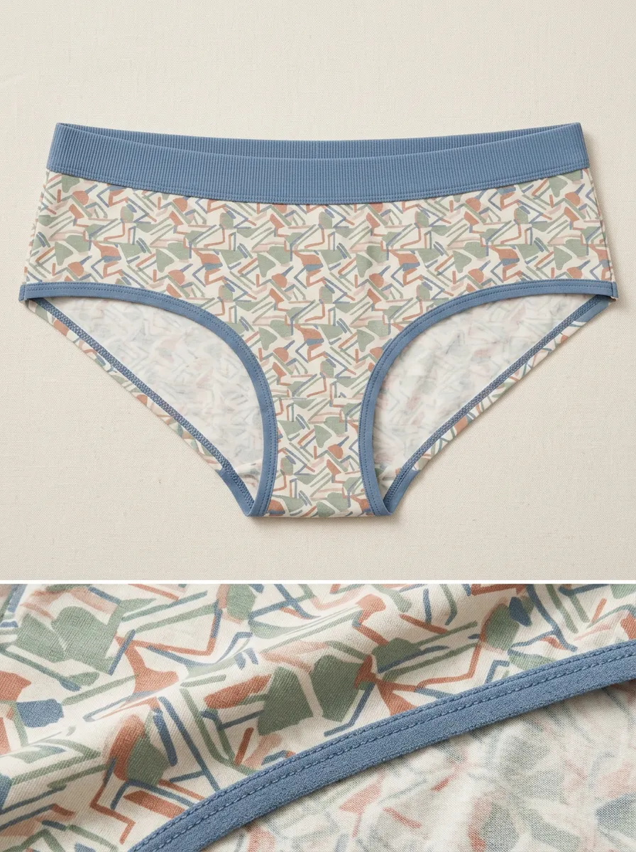 Women's Geometric Abstract Patterned Panties