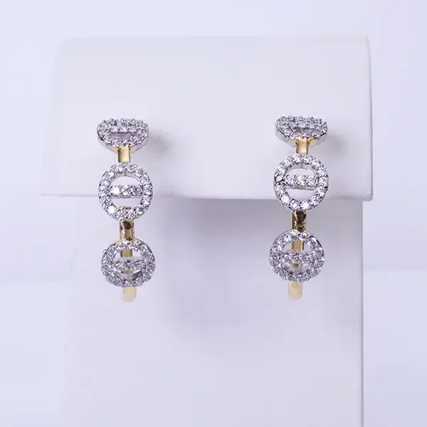 Artful Geometric Accent Earrings