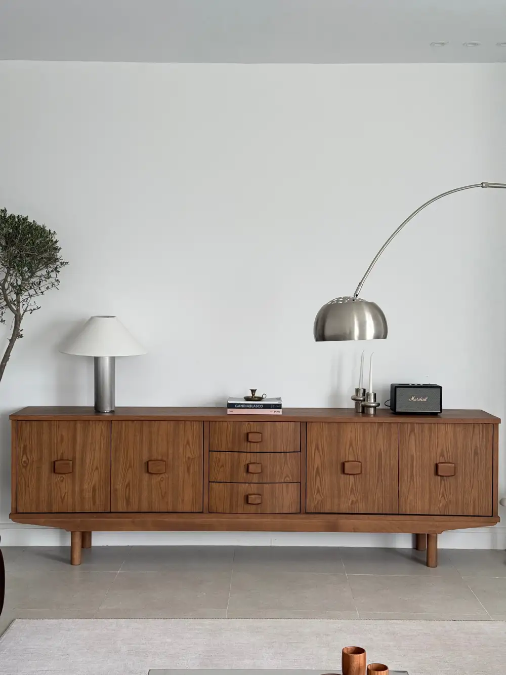 Oak Veneer Storage Buffet