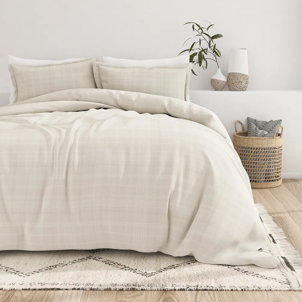 Thatch Pattern Duvet Cover Set