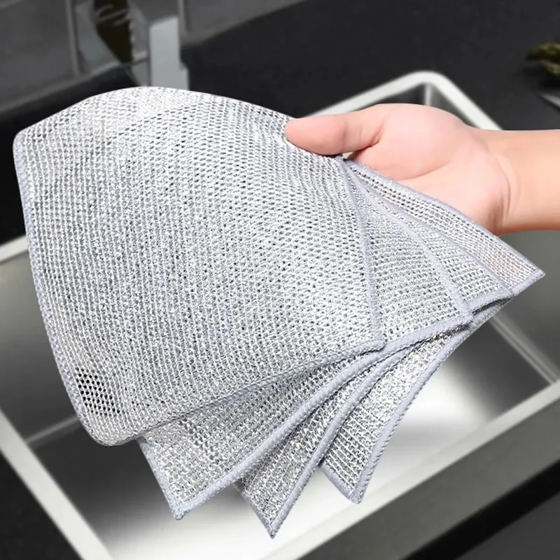 3 Pcs Tough-Stain Metal Cleaning Cloth