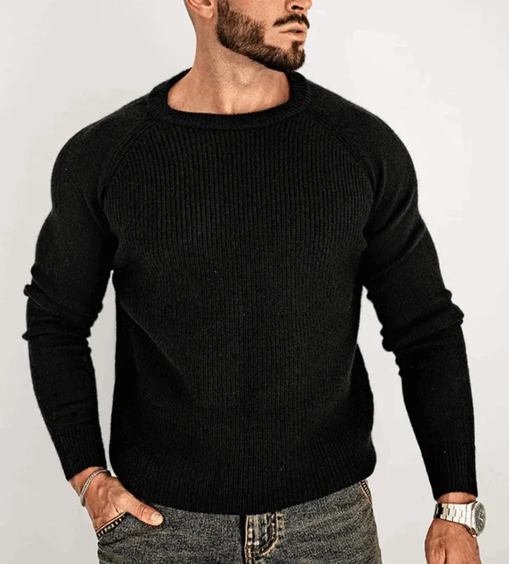 Black Crewneck Sweater