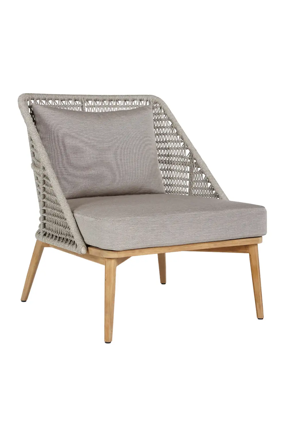 Woven Back Indoor/Outdoor Lounge Chair