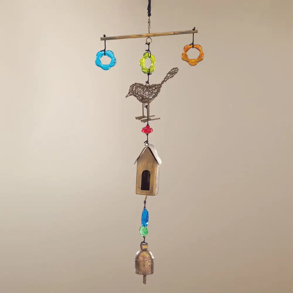 Artisan Bird Decorative Hanging Wind Chime