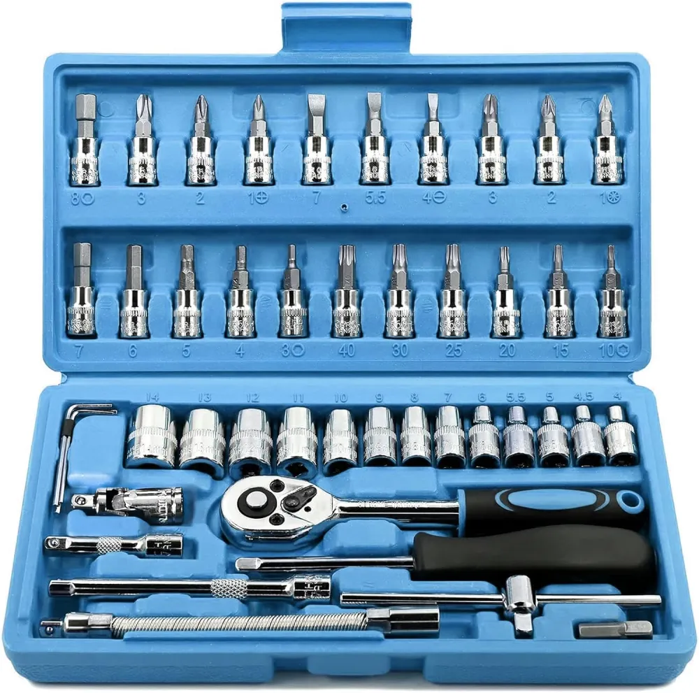 Ratchet Socket And Bit Tool Set