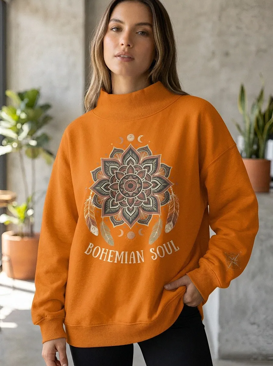 Bohemian Soul Mandala Sweatshirt