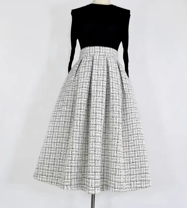 Laidback Casual Everyday Casual Wool Skirt