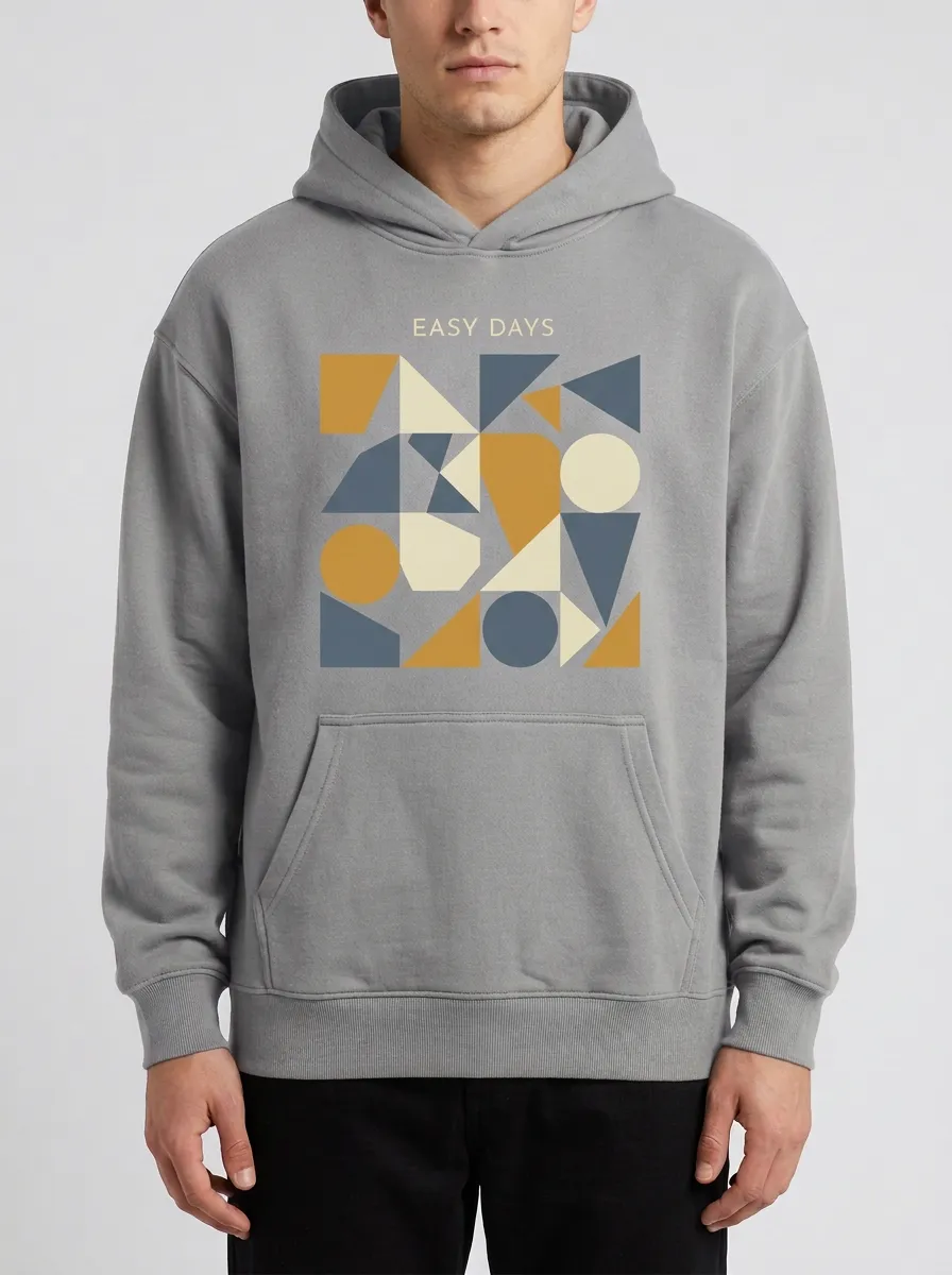 Easy Days Geometric Hoodie
